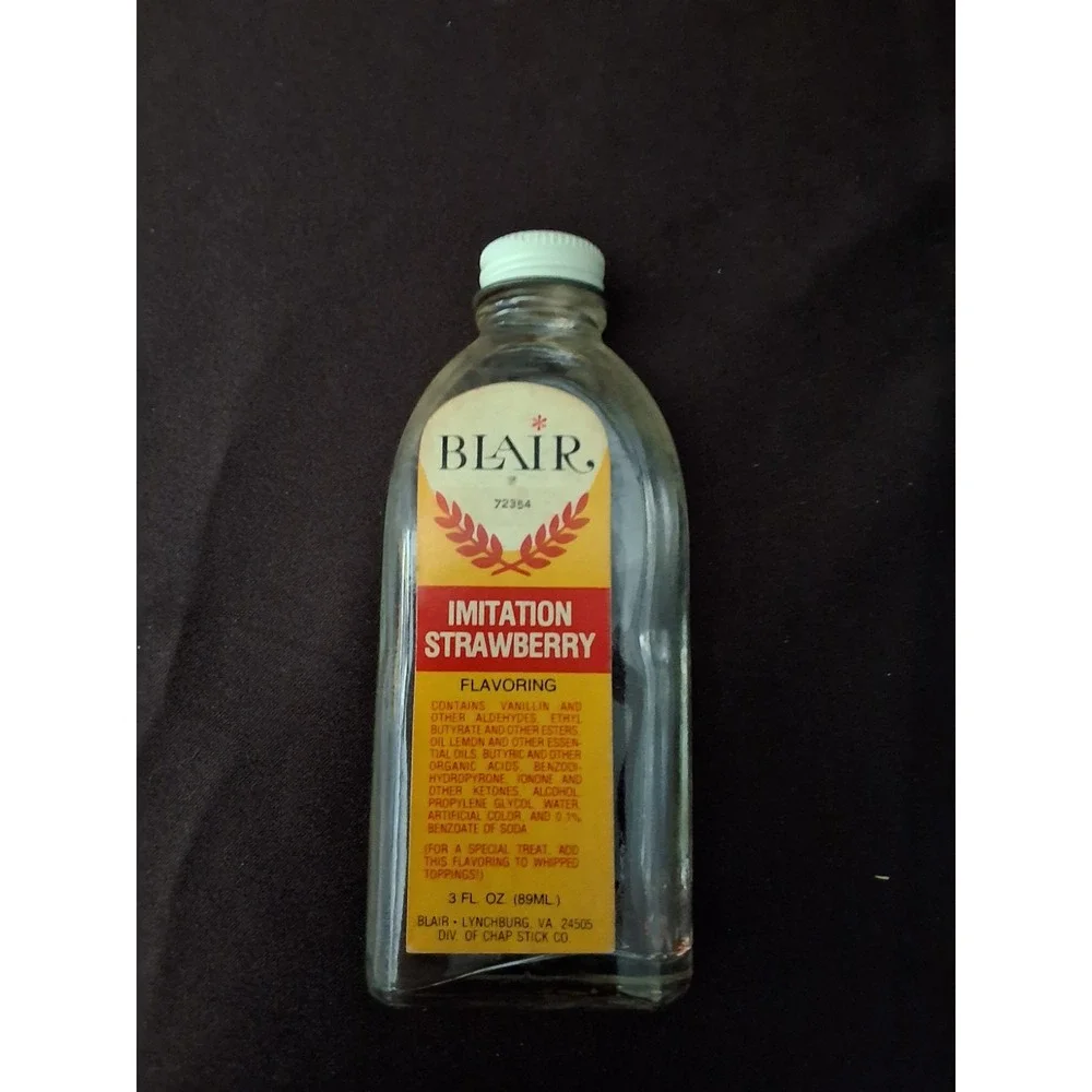 Lot Of 5 Vintage Blair Flavoring Bottles #21962 #72354 #80626‎ #80737 #71227 GVC